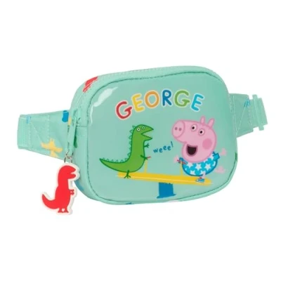 Abbildung von Safta George Hüfttasche für Kinder, ideal Jugendliche und Kinder unterschiedlichen Alters, bequem vielseitig, Qualität Widerstandsfähigkeit, 14 x 4 11 cm, Mintgrün, Minzgrün, Estándar,