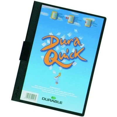 Abbildung von 20 x Durable Klemmmappe A4 Duraquick schwarz