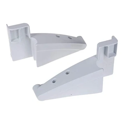 Abbildung von DEKAROX Halter Set für Liebherr 7438550 7427331 7438548 7427329 rechts + links Halterung Kühlschranktür Türablage Flaschenfach in Kühlschrank KühlGefrierKombination