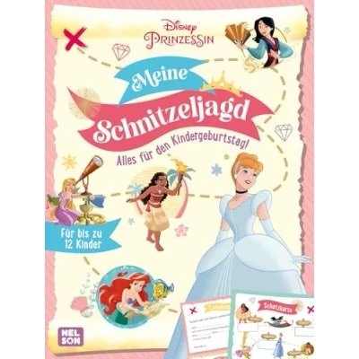 Abbildung von Disney Prinzessin: Meine Schnitzeljagd: Alles für den Kindergeburtstag Einladungen, Rätsel und Urkunden bis zu 12 Kinder ab 5 Jahren (Disney Komm mit ein eine zauberhafte Welt!)