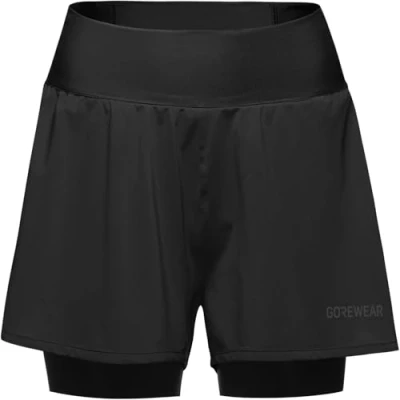 Abbildung von GORE WEAR Damen Concurve 2in1 Shorts, Schwarz, XL EU