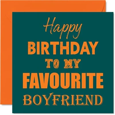 Abbildung von Stuff4 Lustige Geburtstagskarten für Freund Happy Birthday To My Favorite Witz Karte von Freundin Partner, Geburtstagsgeschenk, 145 mm x Grußkarte