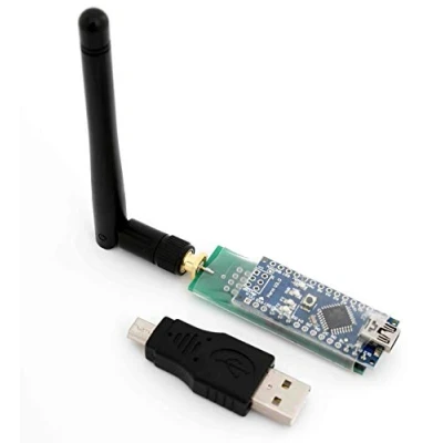 Abbildung von nanoCUL USB Stick FTDI CC1101 868MHz / 433MHz FW 1.67 Knick Antenne FHEM iobroker CCU CCU2 /CCU3 CUL 868+ Adapter (868MHz)