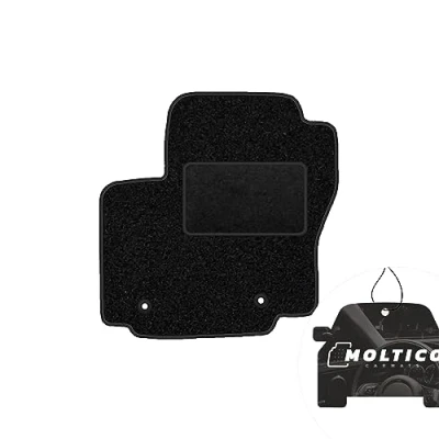 Abbildung von moto MOLTICO Fahrer Fußmatte Auto Velours Fahrerseite Autoteppiche Schwarz Fahrermatte 1 teilig passend für Ford S Max 2006 2010