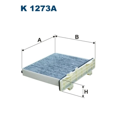 Abbildung von FILTRON K 1273A Innenraumfilter Aktivkohlefilter 215 200 68 MITSUBISHI: Pajero 4, 3, Pinin