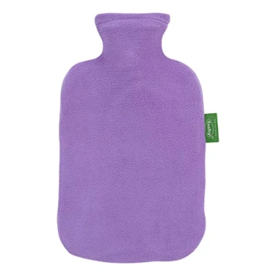 Abbildung von Fashy Wärmflasche 2 L mit Fleecebezug flieder