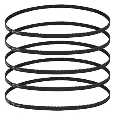 Abbildung von ASHATA Zahnriemen, Zahnriemen für 3D Drucker Druckerzubehör 6 400MM Gummi Zahnriemenring mit geschlossener Schleife 400mm, Breite 6mm