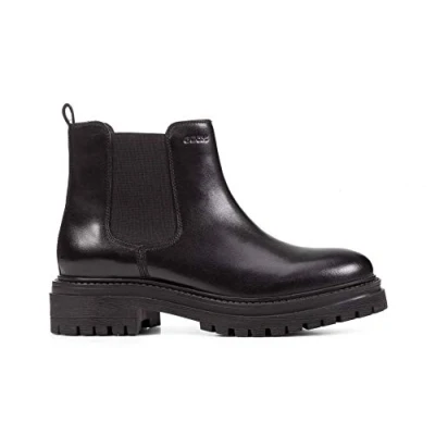 Abbildung von Geox D IRIDEA B Chelseaboots Chunky Boot, Plateau Stiefelette mit modischem Blockabsatz