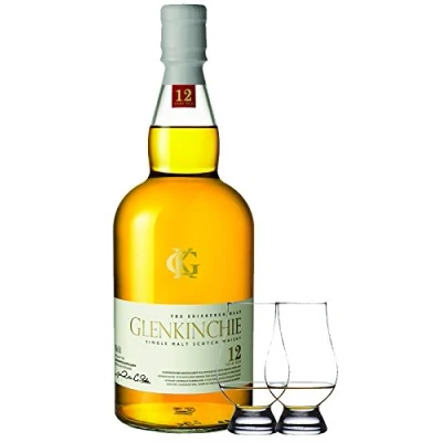 Abbildung von Glenkinchie 12 Jahre Single Malt Whisky 0,7 Liter + 2 Glencairn Gläser