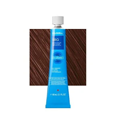 Abbildung von Goldwell Colorance 5BG hellbraun braungold Tube 60 ml