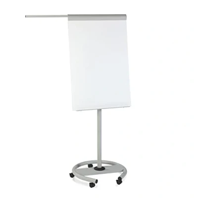 Abbildung von Rocada Flipchart Business Mobil Einbeinstativ rollbar 2 Papierhalter l