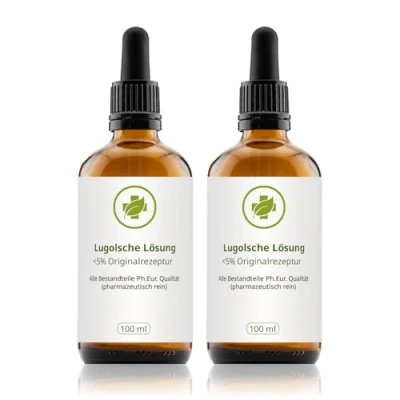 Abbildung von 2x 100 ml Lugolsche Lösung