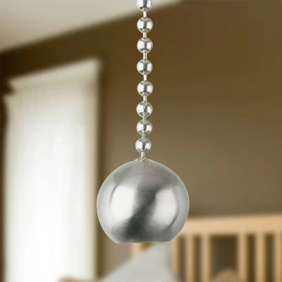 Abbildung von 77217 Ausführung in gebürstetem Nickel, Zugkette mit Kugel