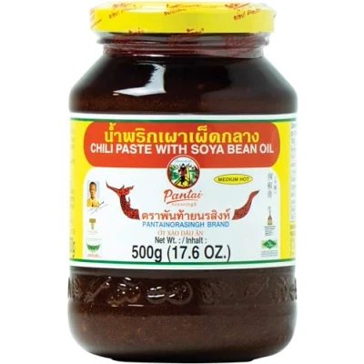 Abbildung von Pantai Chilipaste mit Sojabohnenöl, 2er Pack (2 x 500 g)