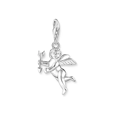 Abbildung von THOMAS SABO Damen Charm Anhänger Amor Engel Silber 925 Sterlingsilber 0001 001 12