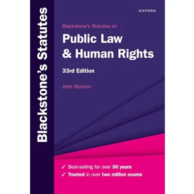 Abbildung von Blackstone&#039;s Statutes on Public Law &amp; Human Rights (Blackstone&#039;s Statute Series)