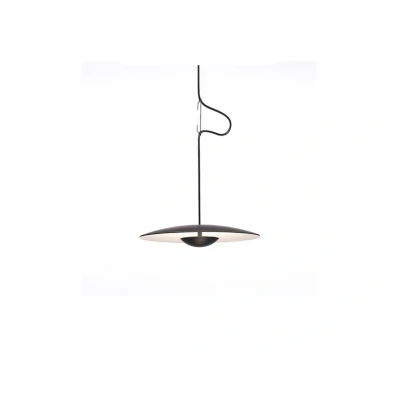 Abbildung von MARSET Ginger LED Pendel, Triac Ø32cm schwarz/weiß