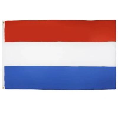 Abbildung von AZ FLAG Niederlande Flagge, 100% Polyester, mit integrierten Messingösen, 150 x 90 cm, 110 g, leuchtende Farben