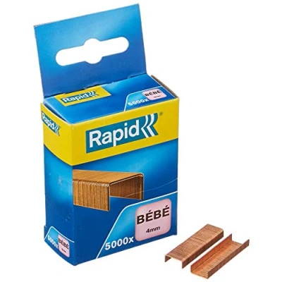 Abbildung von Rapid Bébéé 11974685 Heftklammern, 3 x 5000 Stück, 4 mm