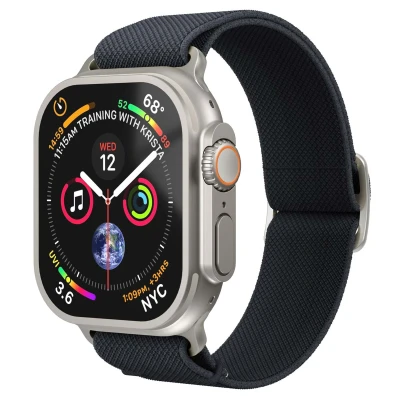 Abbildung von Vonmählen Apple Watch Armband Nylon Dunkelblau Geeignet für 44/45/46/49 mm Navy