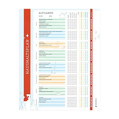 Abbildung von Navaris Memoboard Magnetischer abwischbarer Haushaltsplan 40x32 cm, (1 tlg)