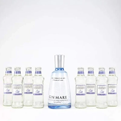 Abbildung von Gin Mare 700 ml + 8x London Essence Rosemary Tonic Water 200 &amp; Set