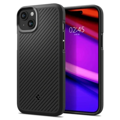 Abbildung von Spigen Core Armor Schutzhülle für iPhone 6,7 Zoll (16,7 cm), Mattschwarz