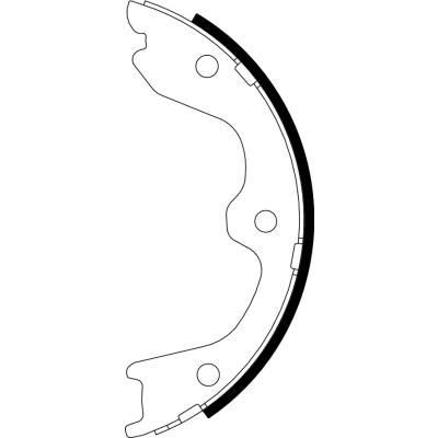 Abbildung von TEXTAR 91065900 Handbremsbeläge ohne Handbremshebel NISSAN: 350Z Roadster, Coupe, TEANA 2