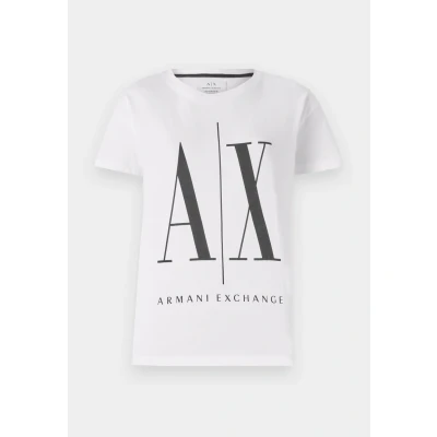 Abbildung von Armani Exchange Tshirt print, Herren, Größe: Small, White