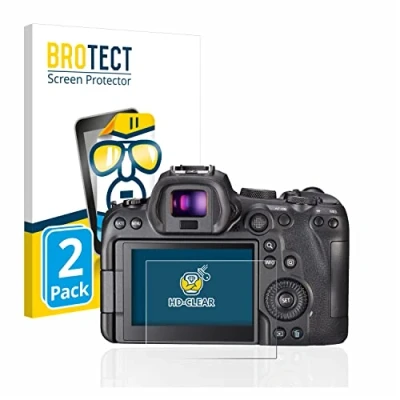 Abbildung von BROTECT (2 Stück Schutzfolie für Canon EOS R6 Displayschutz Folie Ultra Klar