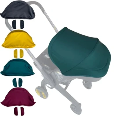 Abbildung von Brogtorl Kinderwagen Überdachung, Sonnenschirm Kompatibel mit Doona Autositz (grün)