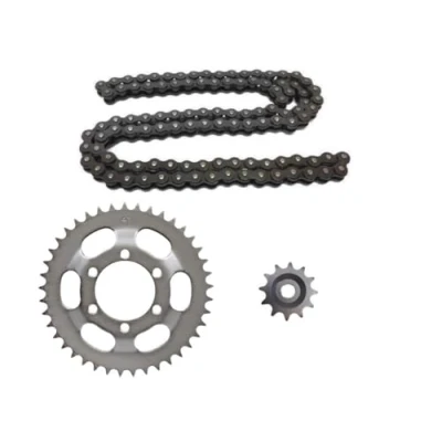 Abbildung von Kettensatz Kette 415 Kettenrad 41 Ritzel 12 für Zündapp Hai CS CX ZD ZL ZS ZE ZX