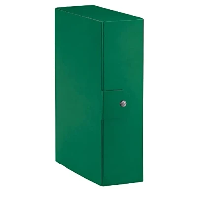 Abbildung von Esselte C28 EUROBOX Projektmappe, 25 x 35 cm, Rücken 8 grün, 1er Pack