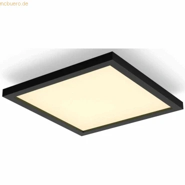 Abbildung von Philips Hue Aurelle Deckenleuchte White Ambiance Viereckig Schwarz