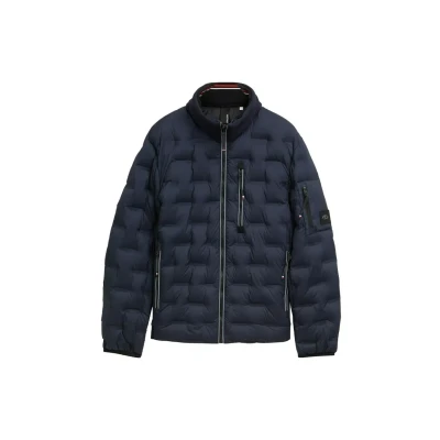 Abbildung von TOM TAILOR Hybrid Weste mit abnehmbarer Kapuze, sky captain blue, XL