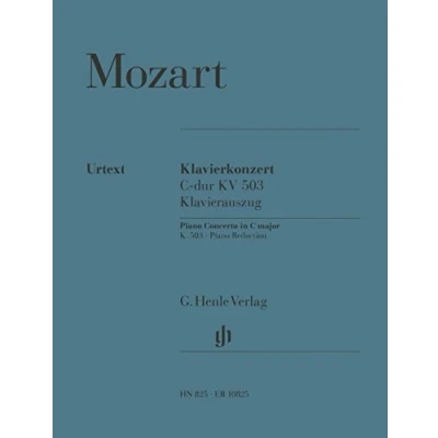 Abbildung von Klavierkonzert Nr. 25 C dur KV 503: Klavierauszug: Besetzung: Zwei Klaviere zu vier Händen (G. Henle Urtext Ausgabe)