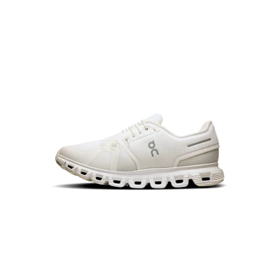 Abbildung von On Cloud 6 Walkingschuh white white, Damen, Größe: 37, Polyester