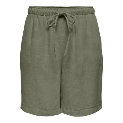 Abbildung von ONLY Onlsiesta PULL UP Shorts, Damen, Größe: Large, Deep lichen green