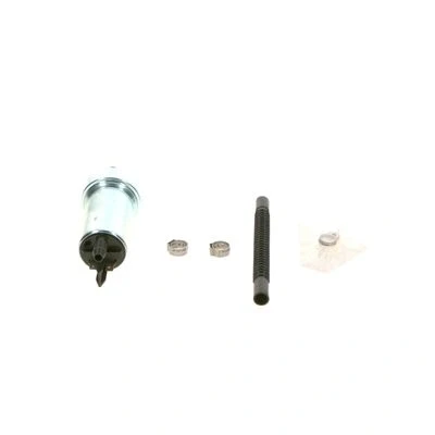 Abbildung von BOSCH 0 986 580 426 Kraftstoffpumpe elektrisch mit Anbaumaterial Anschlussteilen BMW: X5, X6, X3