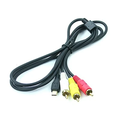 Abbildung von subtel® Audio Video Kabel für Sony HDR PJ410 PJ620 PJ650, PJ530, CX405 CX240, MV1, AS200V AS20, GW55, FDR AX53 AX33 AX100, X1000V, DSC RX10 Videokabel