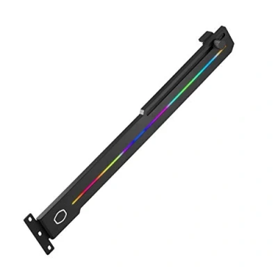 Abbildung von Cooler Master ELV8 GPU Halterung Anti Sag Braket mit ARGB Streifenbeleuchtung, Grafikkartenhalterung 305 mm universelle verstellbare