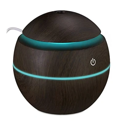Abbildung von relaxdays Diffuser Aroma Holzoptik, Dunkelbraun