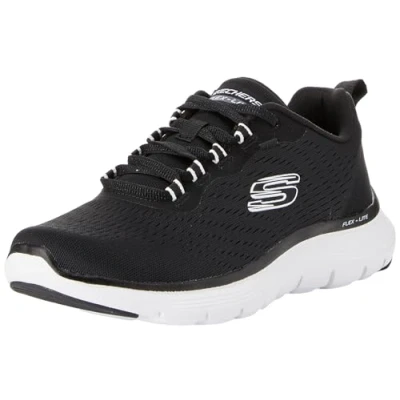 Abbildung von Skechers Damen Flex Appeal 5.0 New Path Sneaker, Black, 39 EU