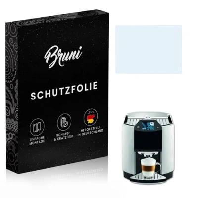 Abbildung von Bruni Schutzfolie kompatibel mit Krups EA 9010 Folie, glasklare Displayschutzfolie (2X)
