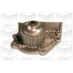 Abbildung von GRAF PA427 Wasserpumpe 24 mit Dichtung mechanisch Stahlblech 59,44 für Zahnriementrieb LAND ROVER: Freelander I SUV, SUV Cabrio