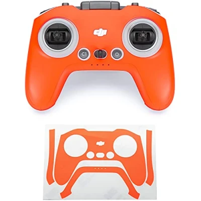 Abbildung von WRAPGRADE Skin Kompatibel mit DJI FPV Fernbedienung/DJI Fernbedienung 3 (NEON ORANGE)