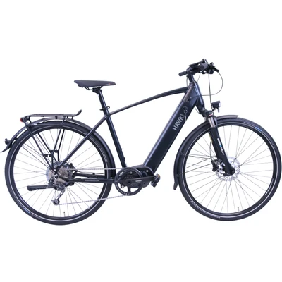 Abbildung von HAWK Bikes E Bike &quot;eTrekking Integrated Gent STEPS&quot;, 9 Gang, Shimano, Alivio Mittelmotor 250 W, Pedelec, Elektrofahrrad für Damen u. Herren, Trekkingrad