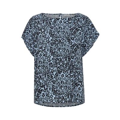 Abbildung von b.young Byjosa Bluse, Damen, Größe: 34, Blue bell mix
