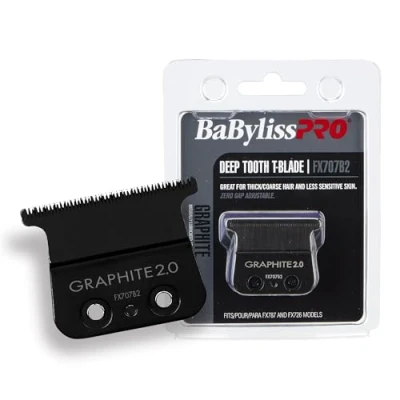 Abbildung von BaBylissPRO Replacement T Blade Deep Tooth FX707B2 Graphite For Men 1 Pc