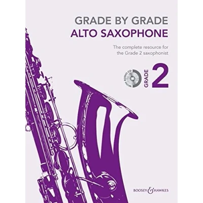 Abbildung von Grade by Alto Saxophone: 2. Alt Saxophon und Klavier.